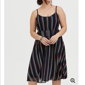 Torrid rainbow dress